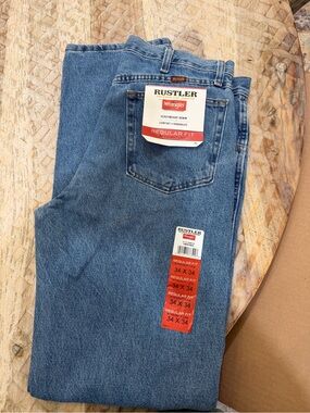 Wrangler Rustler Men's Light Blue Relaxed Jeans